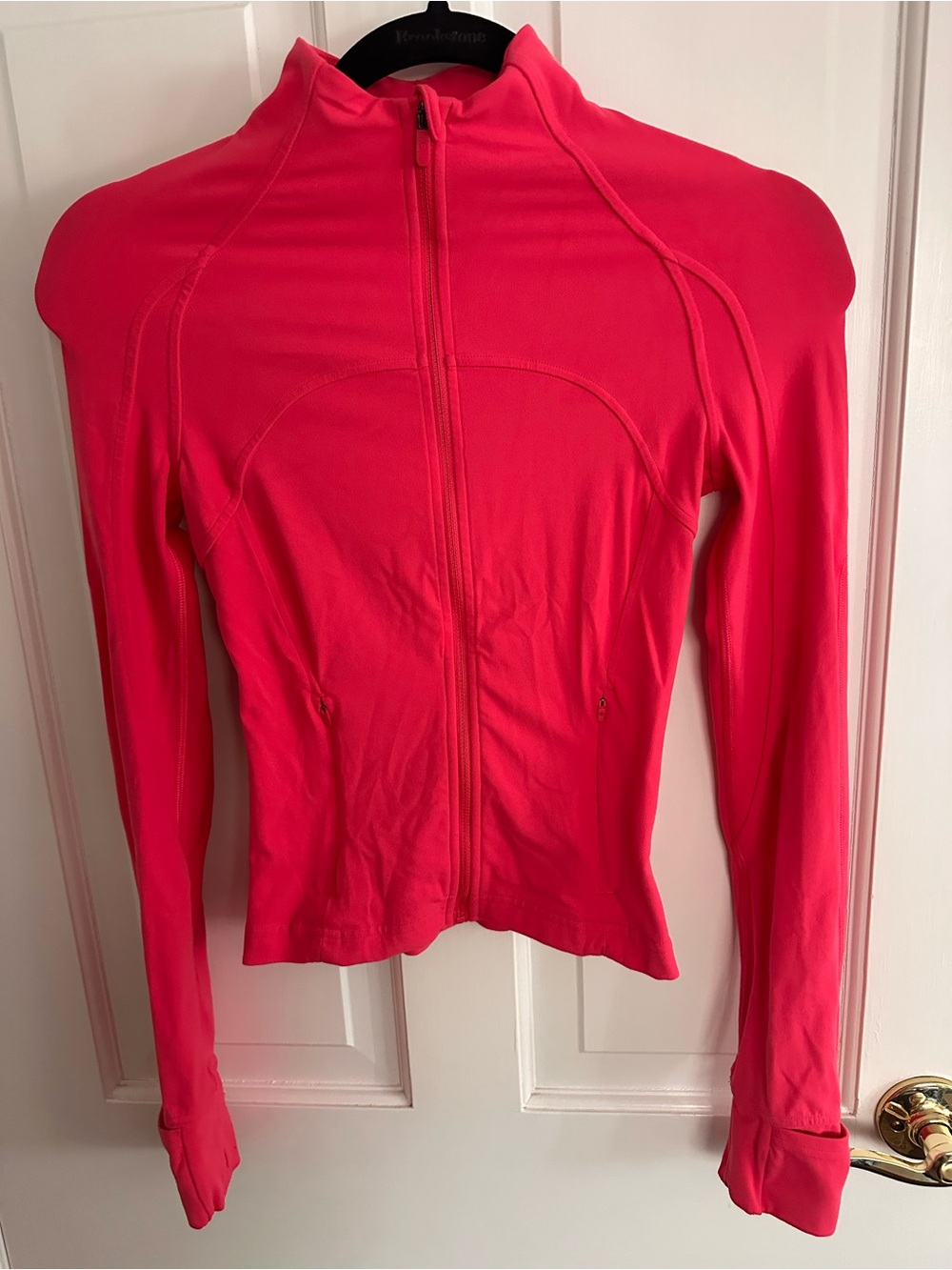 Lululemon hot pink cropped define jacket